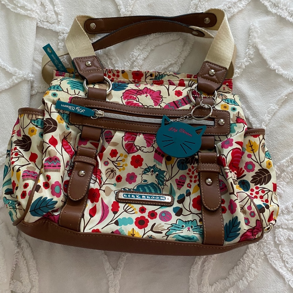 LILY BLOOM FURRY FRIENDS SATCHEL/PURSE